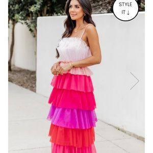 Pink Lily maxi dress